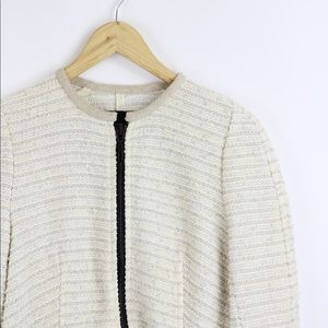 Zara Boucle Knit Jacket